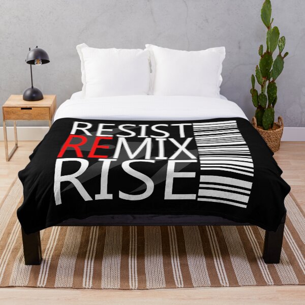 Artikelvorschau, RESIST REMIX RISE entworfen und verkauft von spinhype.