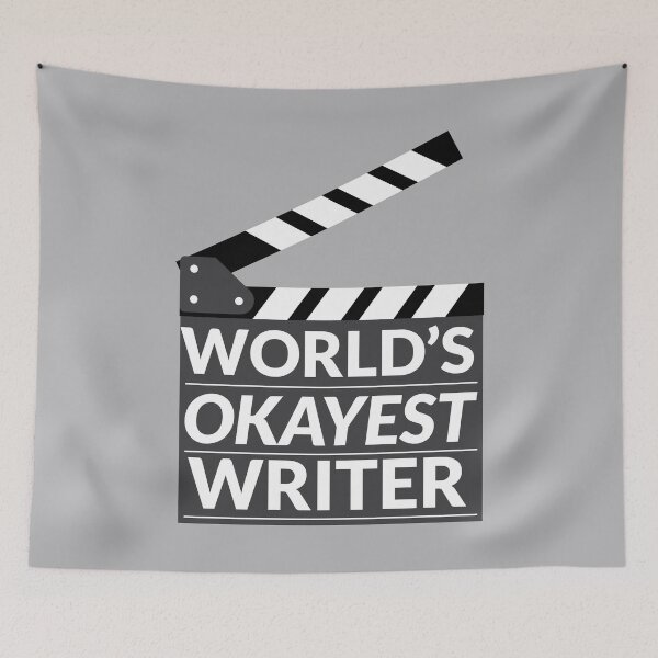 Item preview, Worlds Okayest Writer - Gift for Screenwriters designed and sold by TrndSttr.