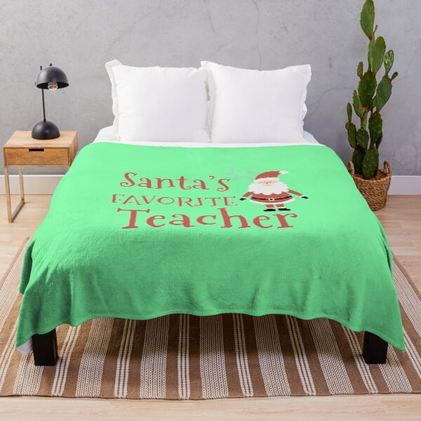 Item preview, Teachers Christmas Shirt - Santa’s Favorite Teacher designed and sold by TrndSttr.