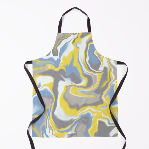 Item preview, Marbled Ice Cream - grey yellow blue designed and sold by Home with Lola.