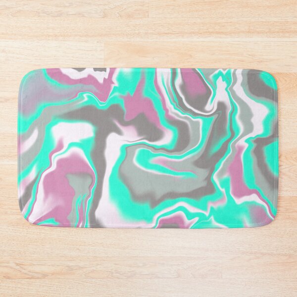 Item preview, Marbled Ice Cream - Teal pink grey designed and sold by Home with Lola.