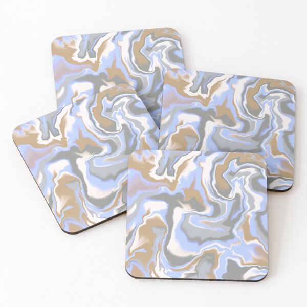 Item preview, Marbled Ice Cream - Blue grey designed and sold by Home with Lola.
