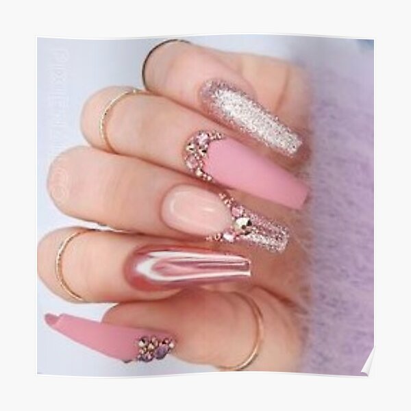 Poster Nails Redbubble