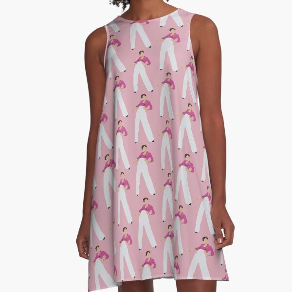 pink H A-Line Dress