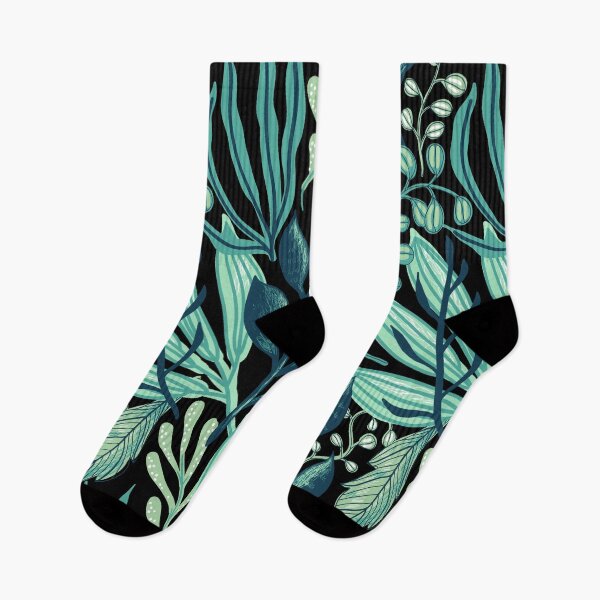 Item preview, Green foliage black back designed and sold by Delicarte.