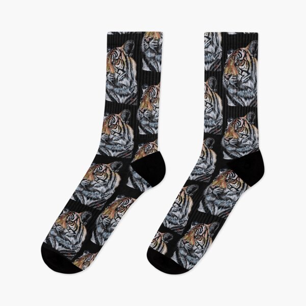 Item preview, Hand drawn portrait of a Bengal Tiger by Eddie Boom designed and sold by Eddieb00mart.