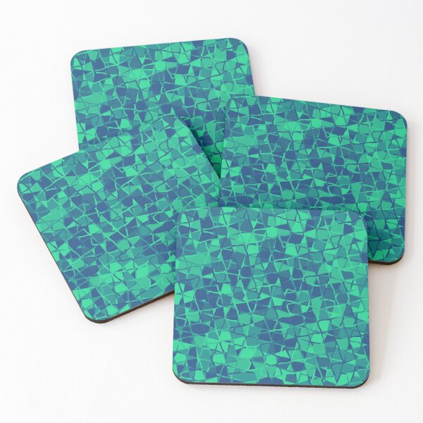 Item preview, Grid Square Mosaic Pattern (Blue Teal) designed and sold by John Uttley.