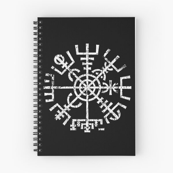 Item preview, Vegvisir Worn  Norse Pagan Viking Compass Symbol  designed and sold by BluePagan.