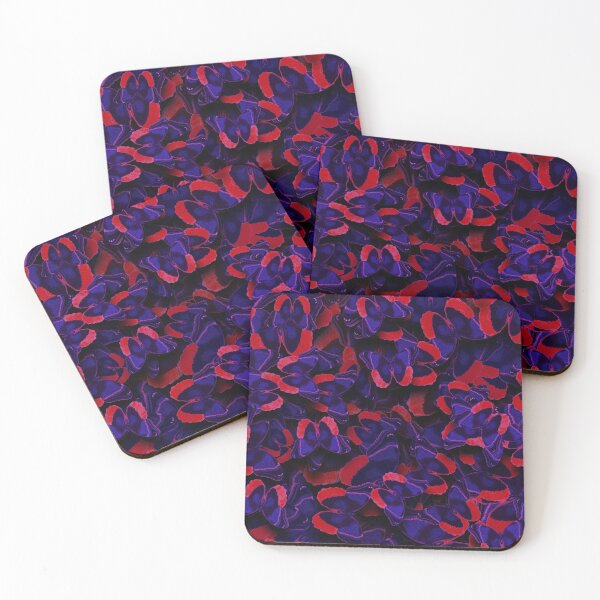 Item preview, Butterflies all over print # 3 red blue designed and sold by Susanne Margarete Lutz.