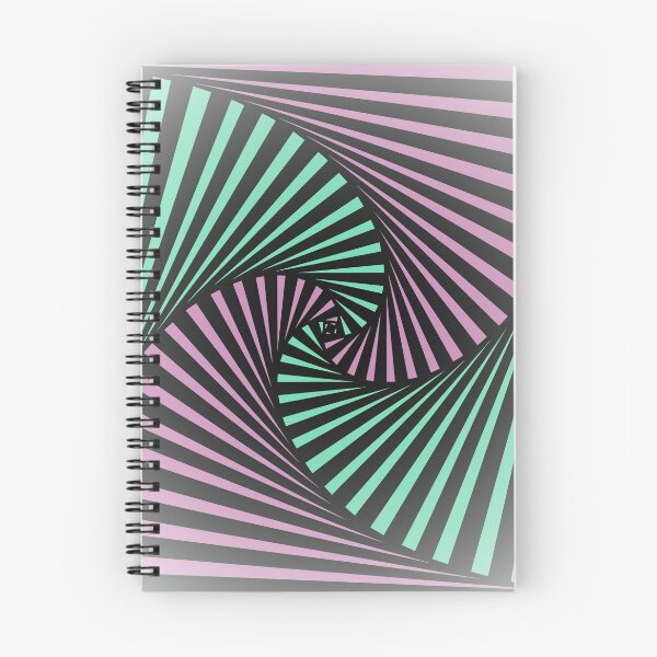 Artikelvorschau, Schwarze Linien Spirale 5 Opt Art Optische Ilusion Heilige Geometrie Psy Art entworfen und verkauft von OtherSpaceX.