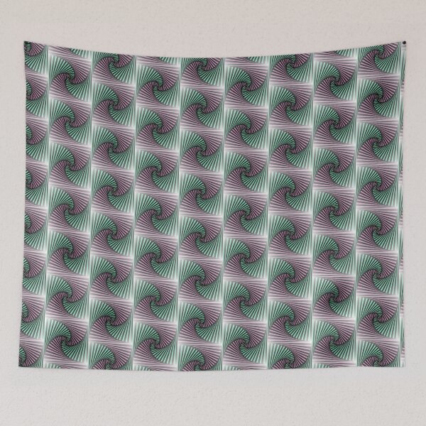 Item preview, Black Lines Spiral 5 Opt Art Optical Ilusion Sacred Geometry Psy Art designed and sold by OtherSpaceX.