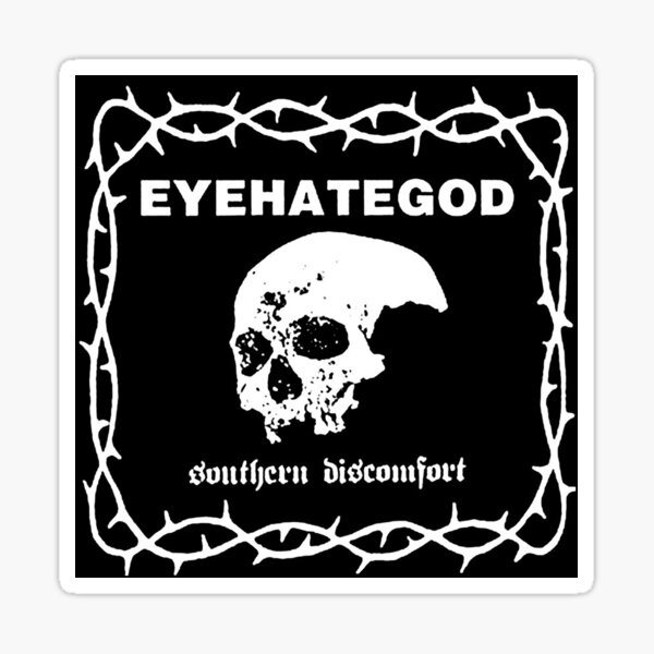 EHG EYEHATEGOD - Southern Discomfort Heavy Metal Rock n Roll Pegatina
