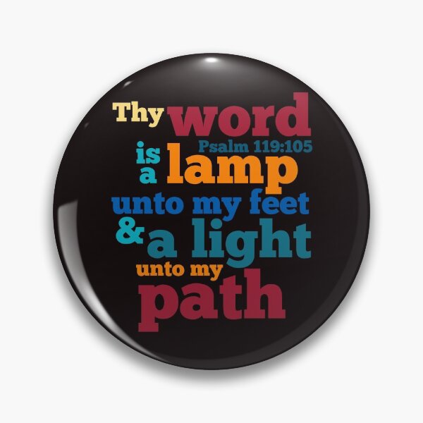 Item preview, Thy Word is a Lamp Psalm 119 designed and sold by Rooster Syndicate.