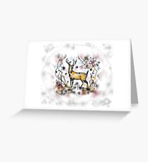 Tarjeta de felicitación Deer spirit