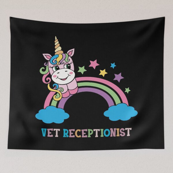 Item preview, Cute Vet receptionist unicorn designed and sold by Omochiroi.