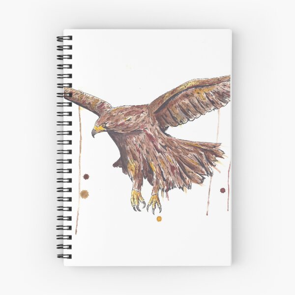 Aperçu de l'œuvre Aigle en or créée et vendue par Calum Margetts Illustration.