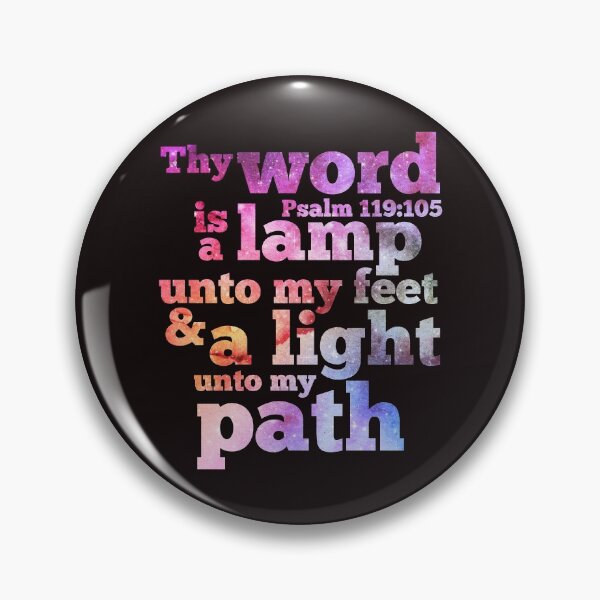 Item preview, Thy Word is a Lamp Psalm 119 Watercolor designed and sold by Rooster Syndicate.