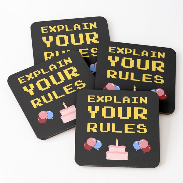 Item preview, explain your rules birthday designed and sold by GoranDesign.