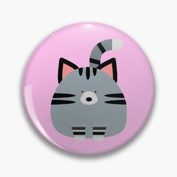Item preview, cat pet round friend designed and sold by peachypanda.