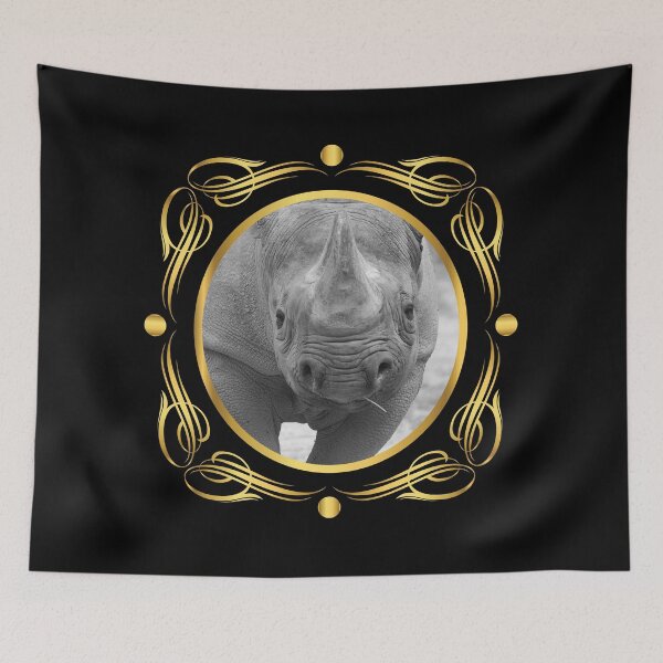 Item preview, Rinoceronte enmarcado designed and sold by Nostalgia Busters.