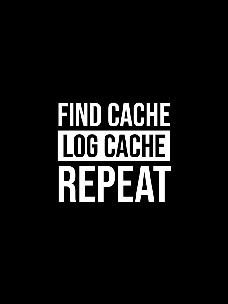 Thumbnail 4 of 4, iPhone Case, Find Cache Log Cache Repeat designed and sold by Cat Lady Designs.