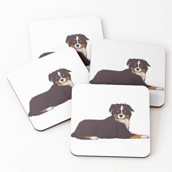 Item preview, Black Tri Australian Shepherd designed and sold by Cadence Art.