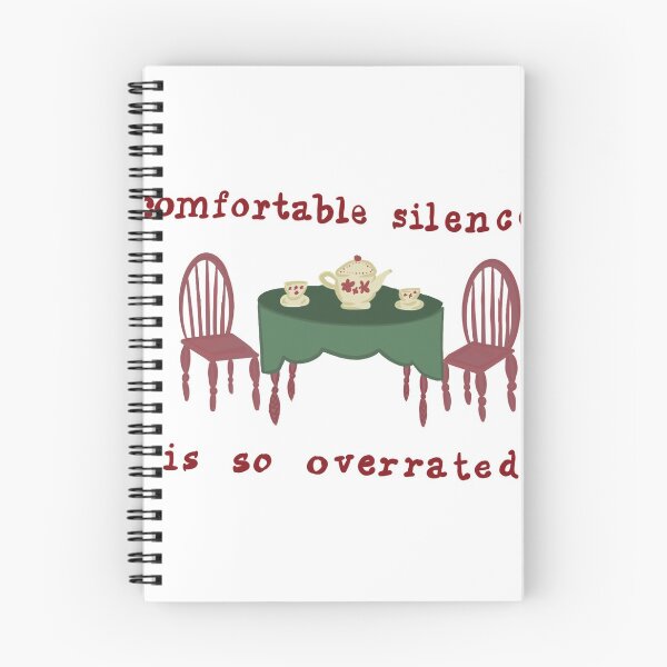 Item preview, "Comfortable silence is overrated" From the Dining table, Harry styles designed and sold by crazylady32.