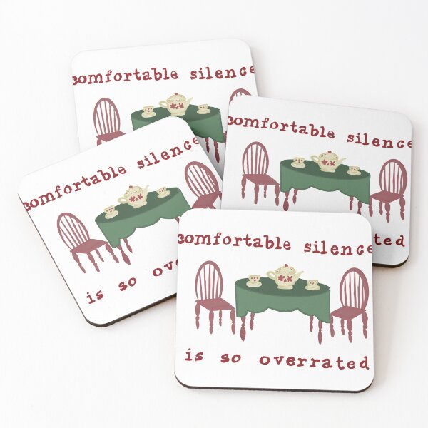 Item preview, "Comfortable silence is overrated" From the Dining table, Harry styles designed and sold by crazylady32.