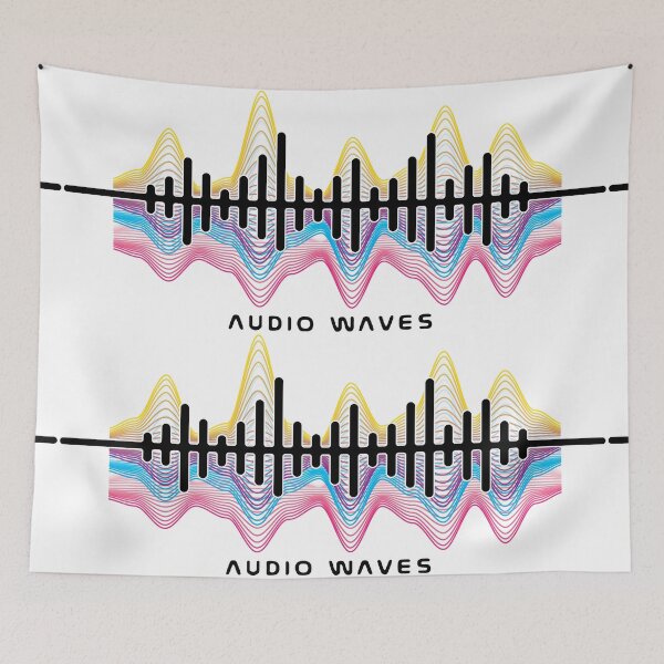 Item preview, Colorful Music Audio Waves designed and sold by Nobiya.