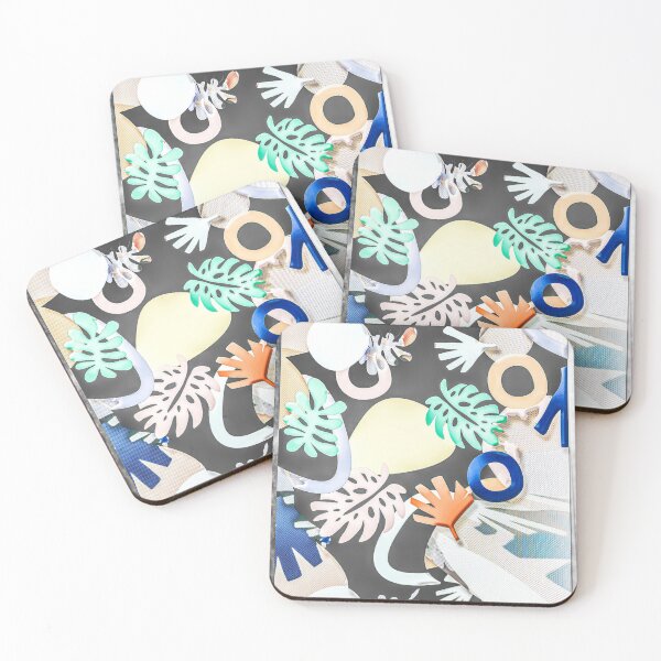 Item preview, Retro  Objects Leaf's Circles pattern designed and sold by Delicarte.