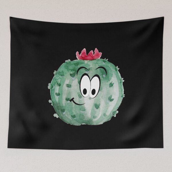 Item preview, Cactus Watercolour Watercolor Aesthetic Cute Cactus designed and sold by LeBreab.