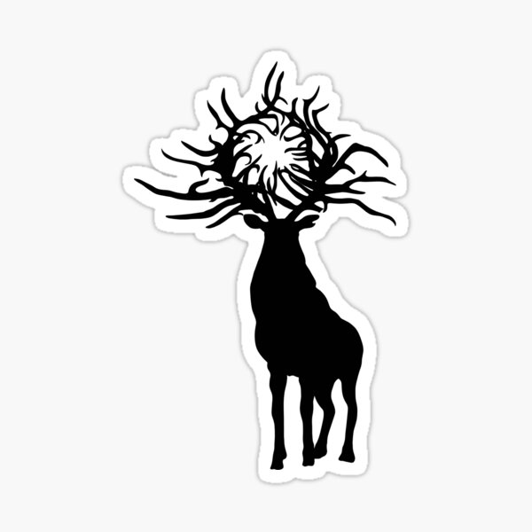 Morozovas Hirsch-Silhouette Sticker