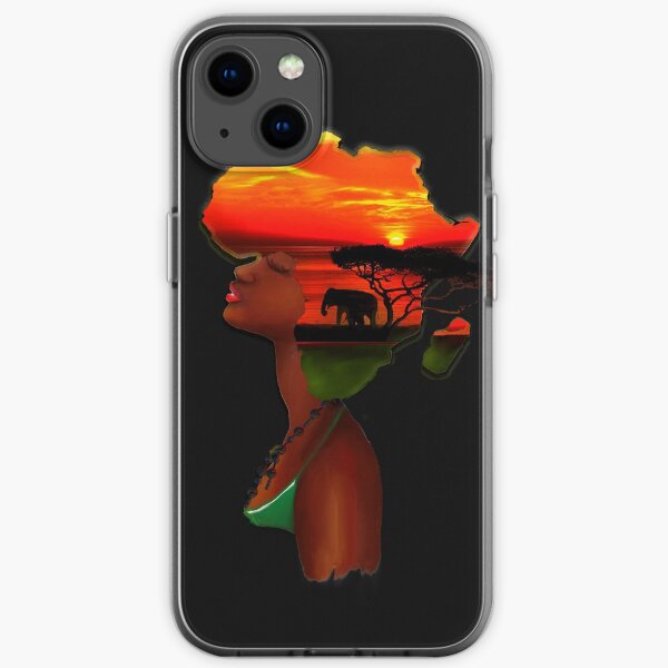 African Sunset iPhone Soft Case