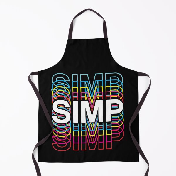Item preview, Rainbow Simp Retro Style Black Background designed and sold by KristopherBel.