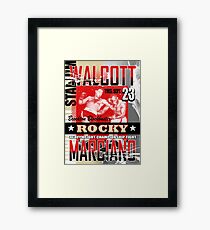 rocky marciano Framed Print
