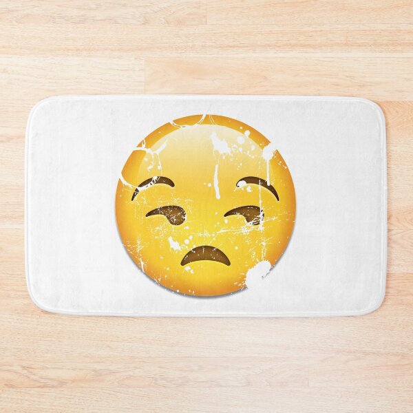Item preview, Distressed Unimpressed Emoji  designed and sold by ndubrey.