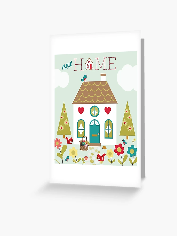 new-home-greetings-card-inspired-by-little-red-riding-hoods-adventures-greeting-card-for-sale-by-michellegrace27-redbubble for Free Printable Printable Housewarming Card New Home greetings card inspired by Little Red Riding Hoods adventures