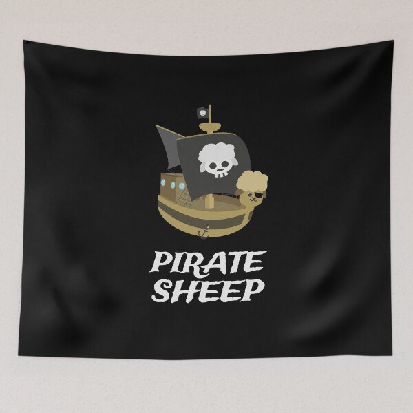 Item preview, Pirate Sheep | Sheep Puns | Gift Ideas | Funny Pet designed and sold by Fluffy-Vectors.