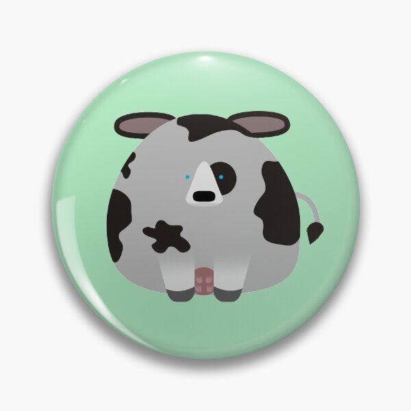 Item preview, moo cow round friend designed and sold by peachypanda.
