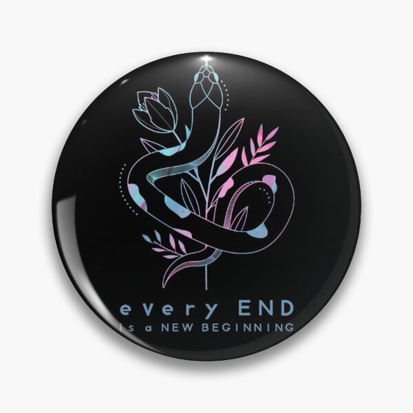 Item preview, Floral snake every end is a new beginning  designed and sold by Cutees-designs.