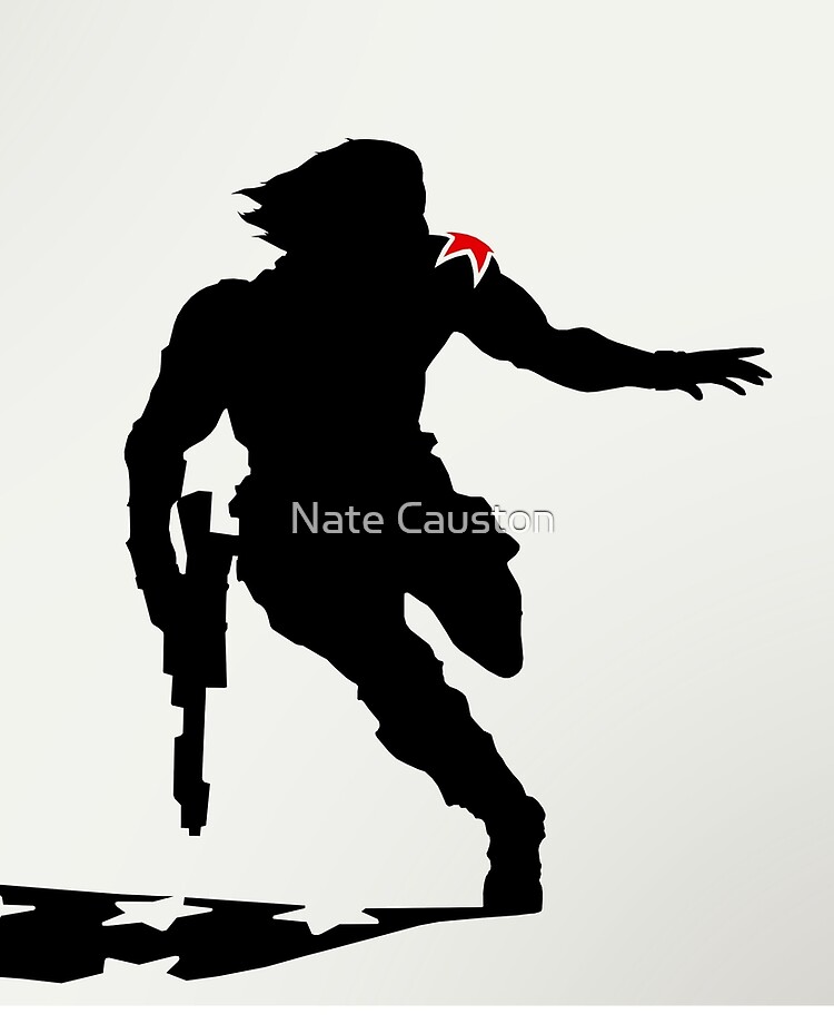 The Winter Solider Silhouette Ipad Case Skin By Mrnathanjc Redbubble