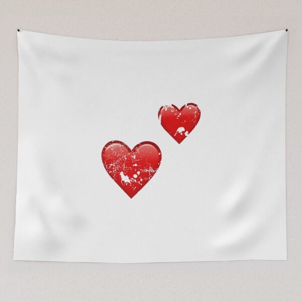 Item preview, hearts distressed emoji designed and sold by ndubrey.