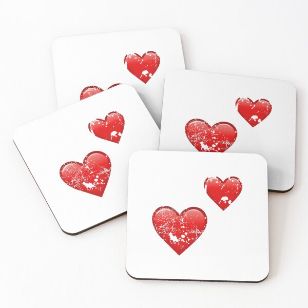 Item preview, hearts distressed emoji designed and sold by ndubrey.