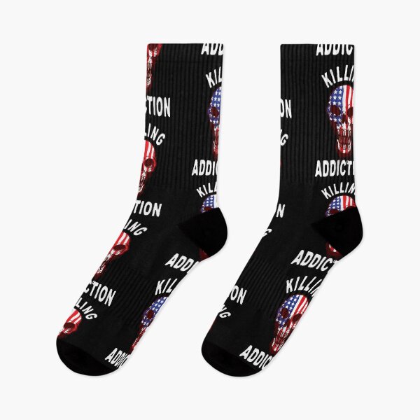 Item preview, killing addiction american skull designed and sold by Stndor.
