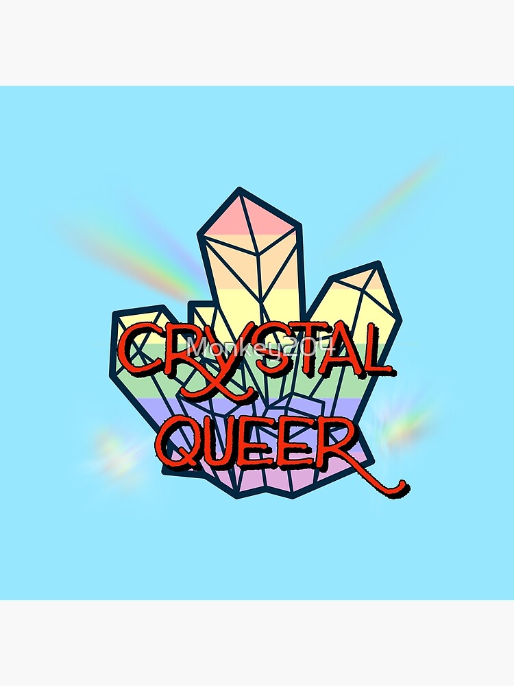 "Crystal Queer " Poster for Sale by Monkey204 Redbubble