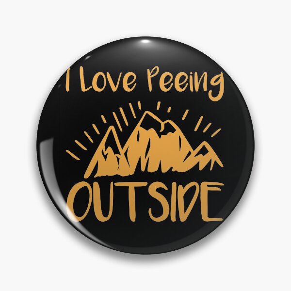 Item preview, I Love Peeing Outside | Camping Hiking Campfire Adventure Outdoor Camper Funny Mountain designed and sold by NewDayDesigns.