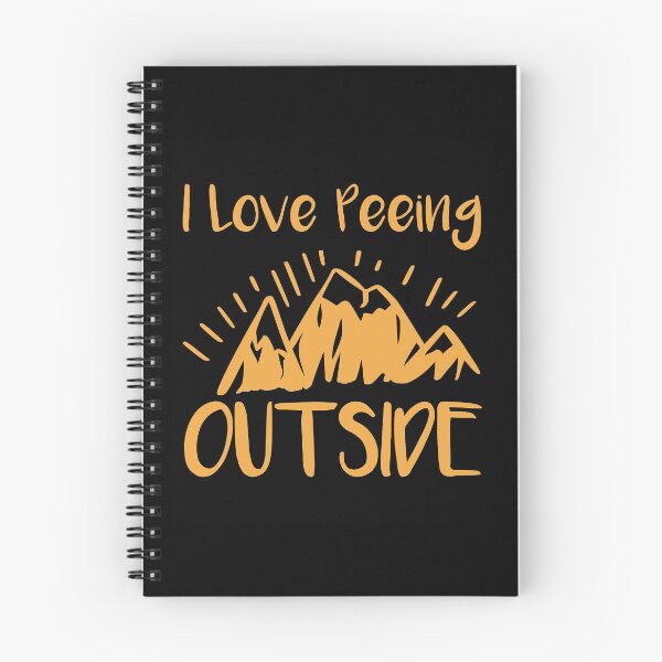 Item preview, I Love Peeing Outside | Camping Hiking Campfire Adventure Outdoor Camper Funny Mountain designed and sold by NewDayDesigns.