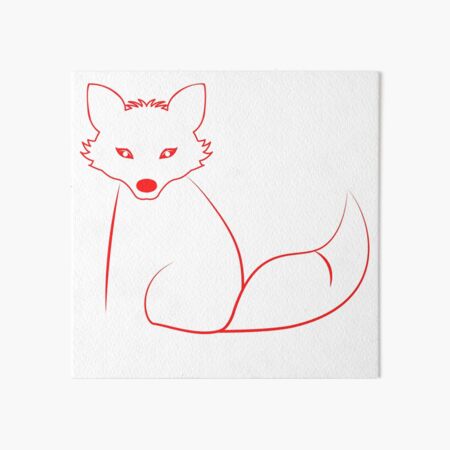 Item preview, Red Cunning Intricate Fox Design designed and sold by Red-ElYoubi.