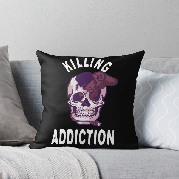 Item preview, Killing addiction skull with gaming controller designed and sold by Stndor.