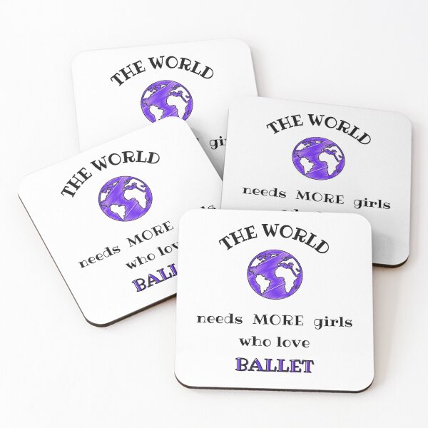 Item preview, The world needs more girls who love ballet designed and sold by TheGreenGoat.